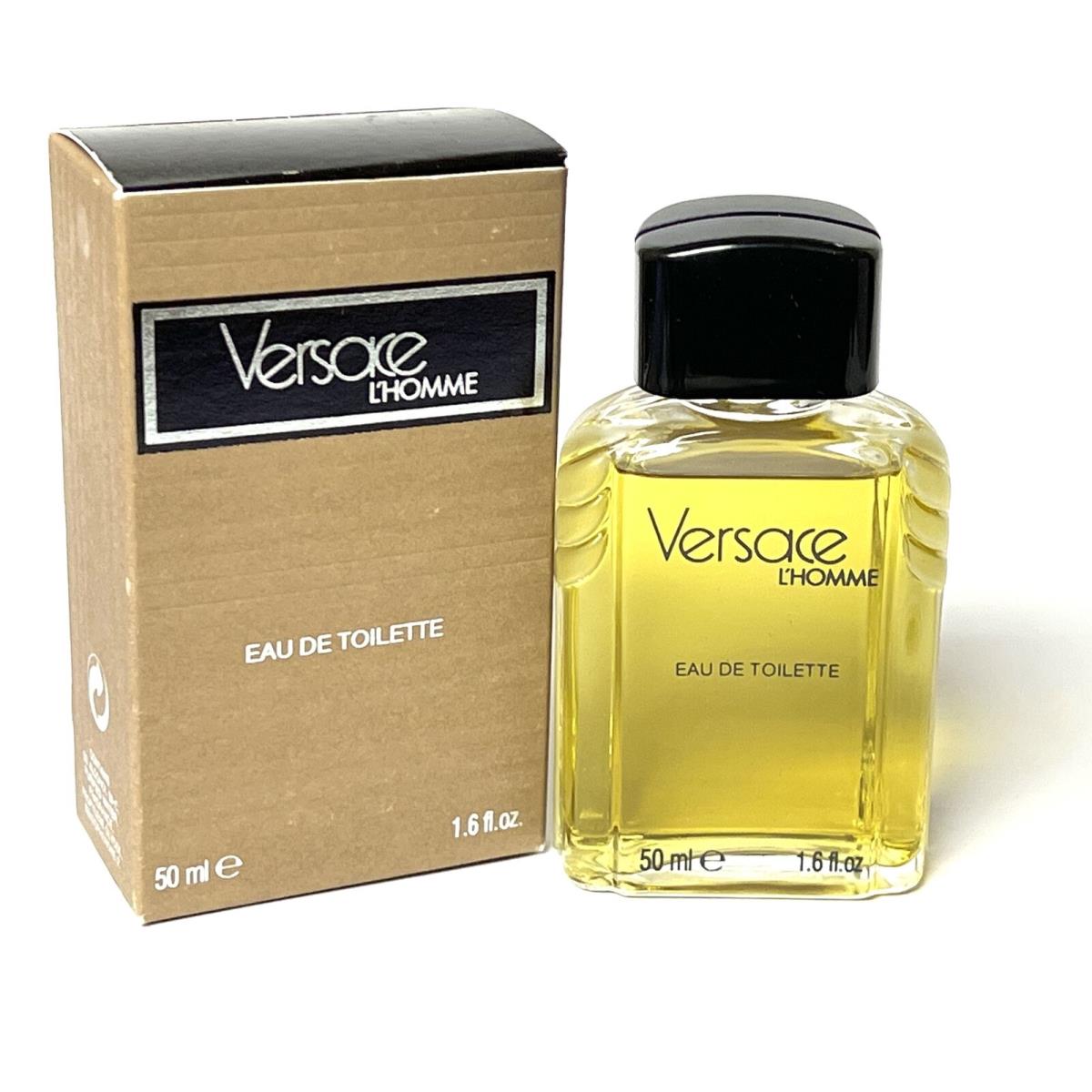 Versace L`homme Men Eau de Toilette Splash 1.6 oz Old Formula - Rare