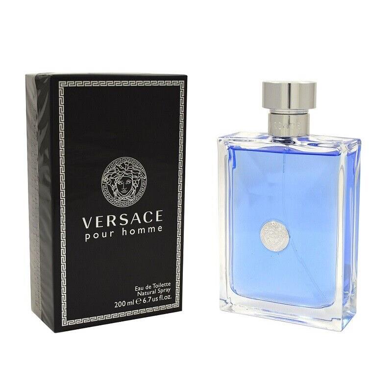 Versace Pour Homme Men 6.7 oz 200 ml Eau De Toilette Spray