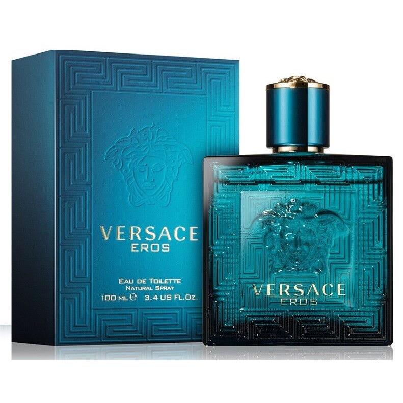 Versace Eros For Men Cologne 3.4 oz 100 ml Edt Spray