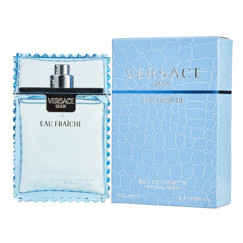 Versace Man Eau Fraiche Versace 3.4 oz / 100 ml Edt Men Cologne Spray