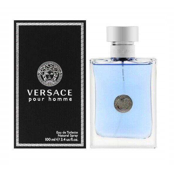 Versace Pour Homme Men 3.4 OZ 100 ML Eau De Toilette Spray