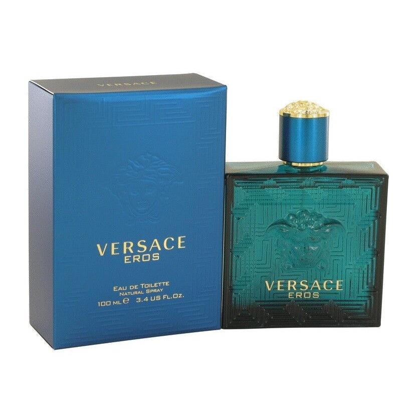 Versace Eros Men 3.4 oz 100 ml Eau De Toilette Spray