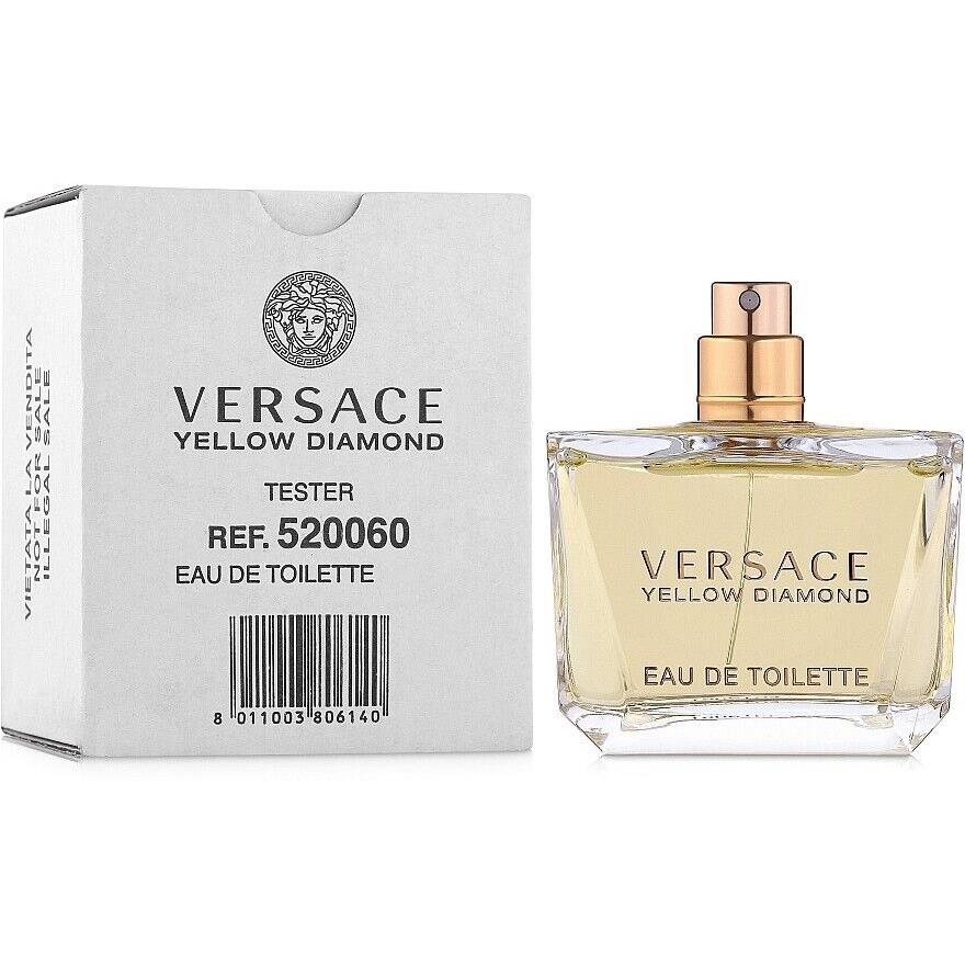 Versace Yellow Diamond by Versace Tester For Women Eau de Toilette Spray 3.0 oz