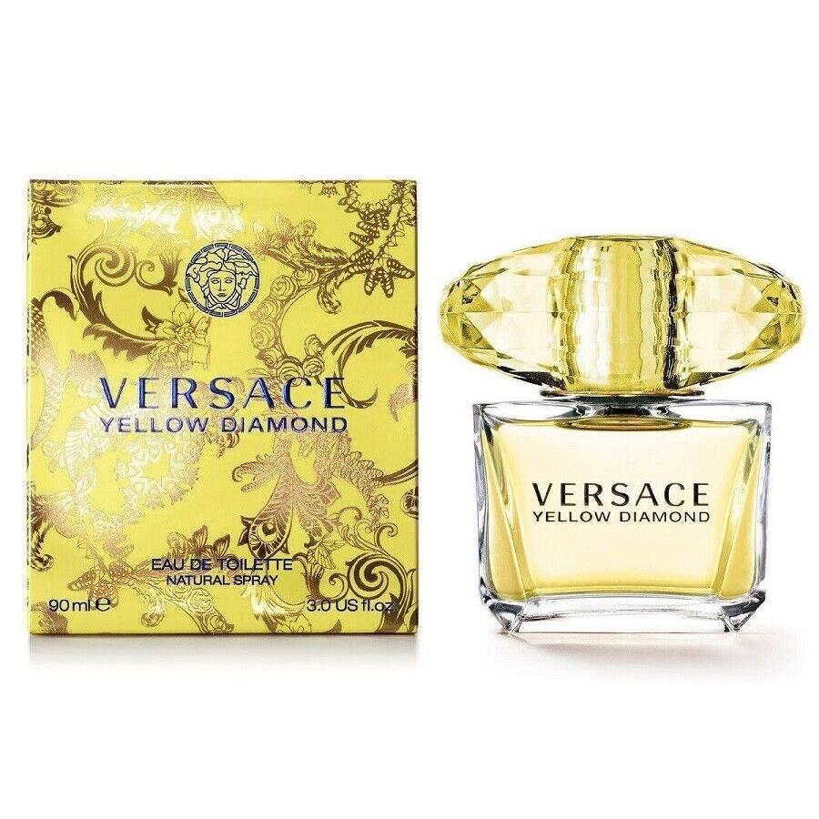 Versace Yellow Diamond Women 3.0 3 oz 90 ml Eau De Toilette Spray