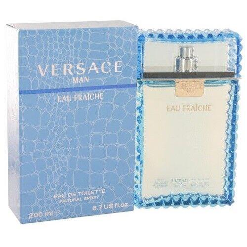 Versace Eau Fraiche Men 6.7 OZ 200 ML Eau De Toilette Spray