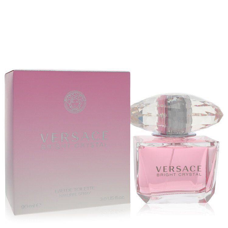 Bright Crystal by Versace Eau De Toilette Spray 3 oz For Women