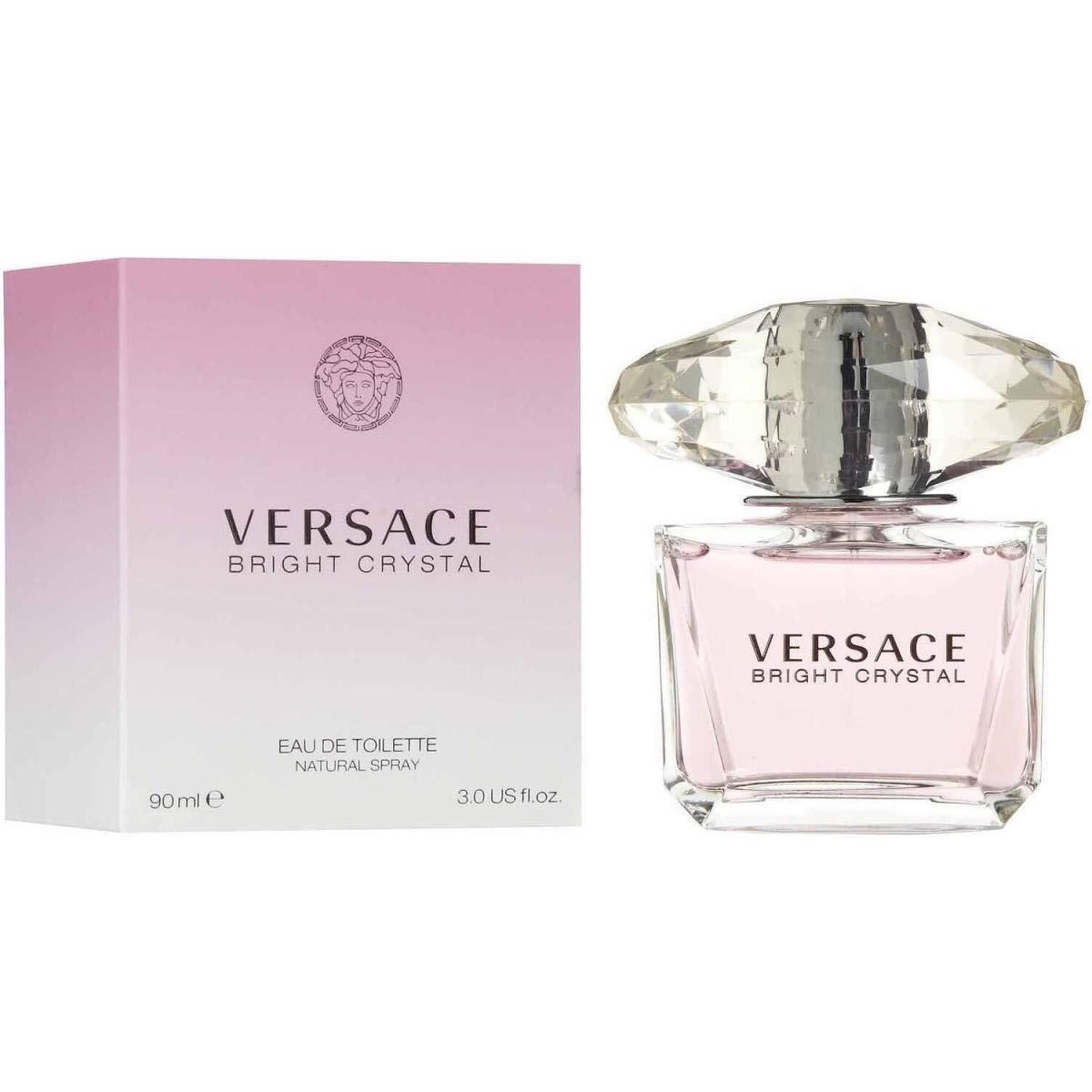 Versace Bright Crystal Eau de Toilette Spray For Women 3 Fl Oz