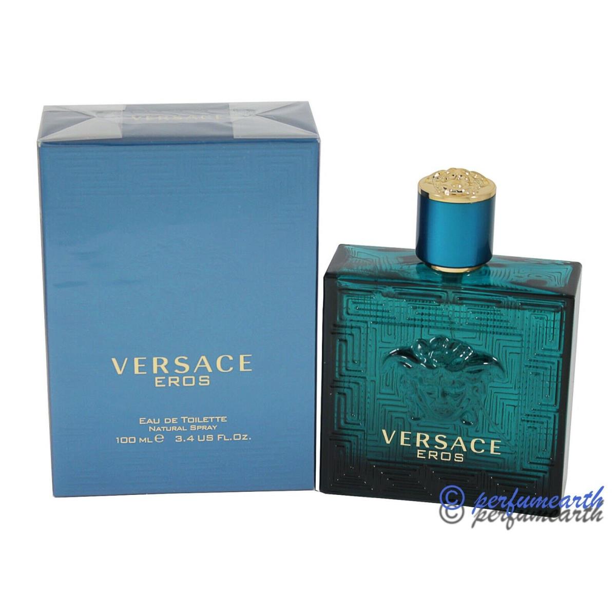 Versace Eros By Versace 3.3/3.4oz. Edt Spray For Men