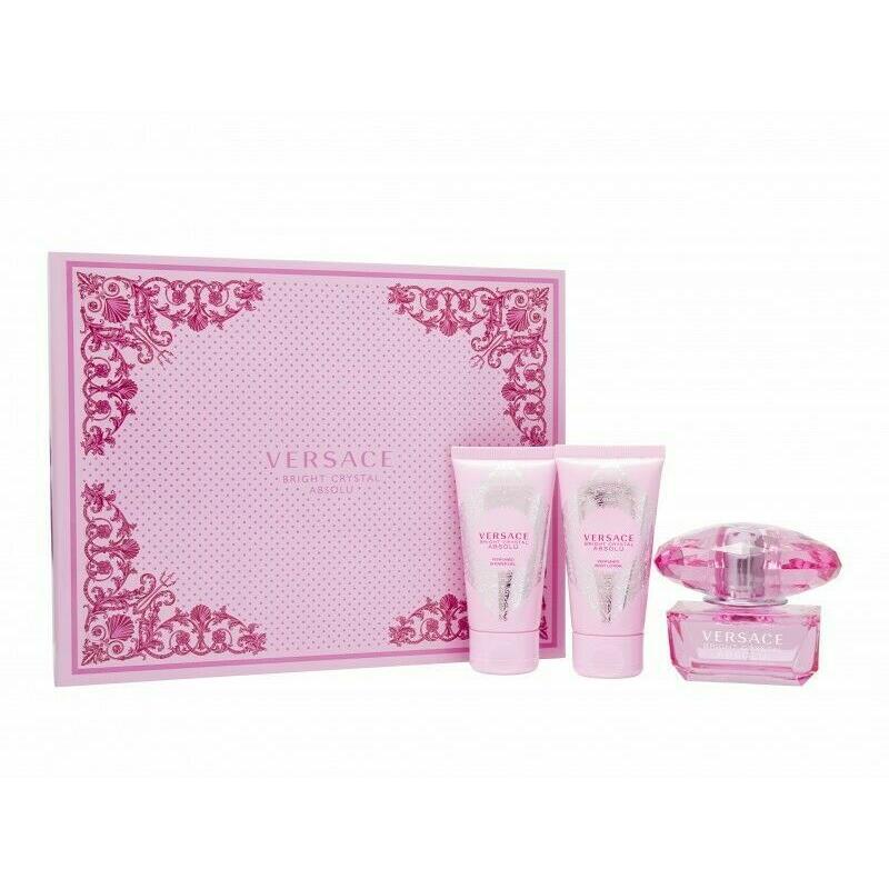 Versace Bright Crystal Absolu Women`s 3-piece Gift Set