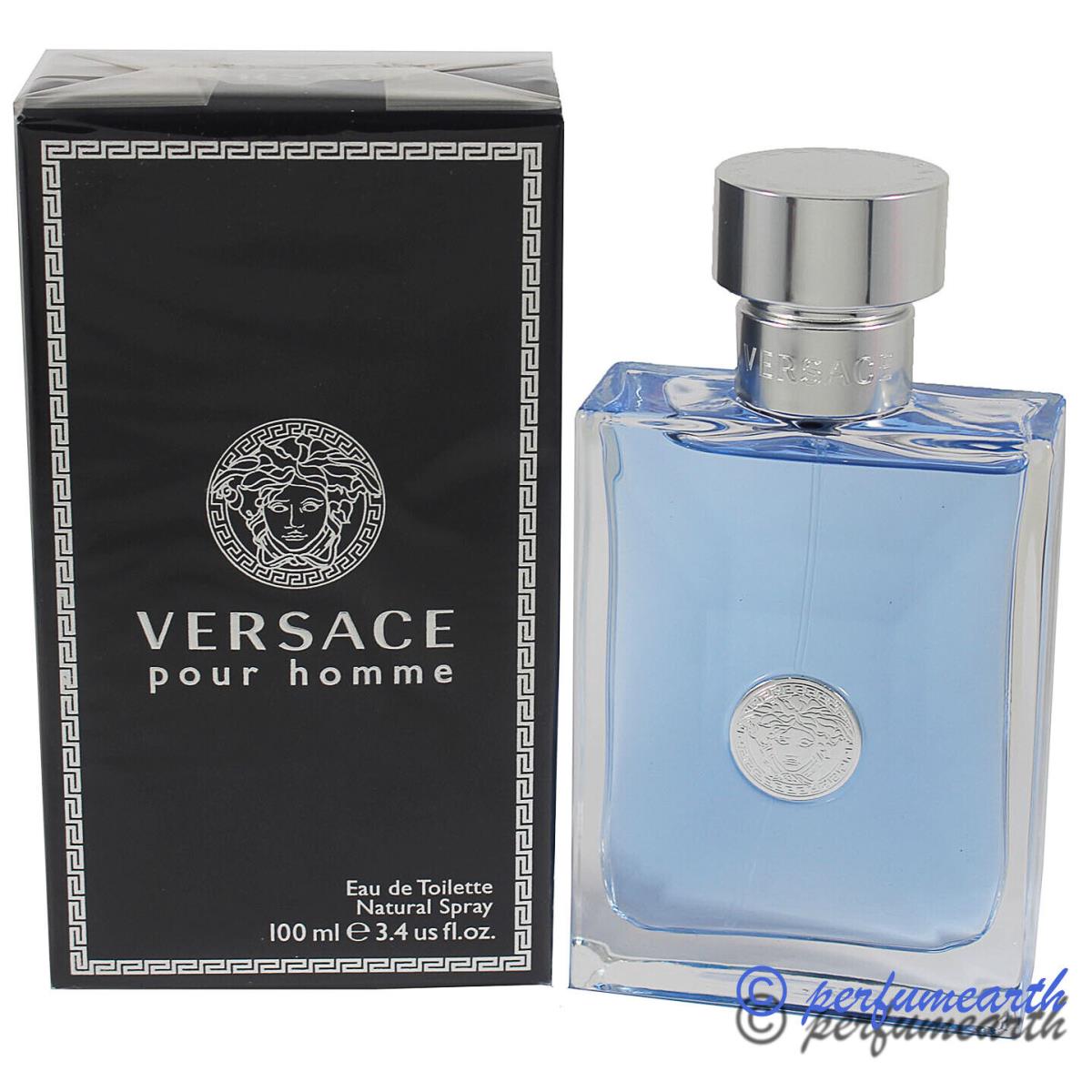 Versace Pour Homme 3.4/3.3 oz Men`s Edt Spray