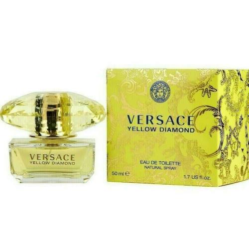 Versace Yellow Diamond Eau DE Toilette Spray For Women 1.7 Oz / 50 ml