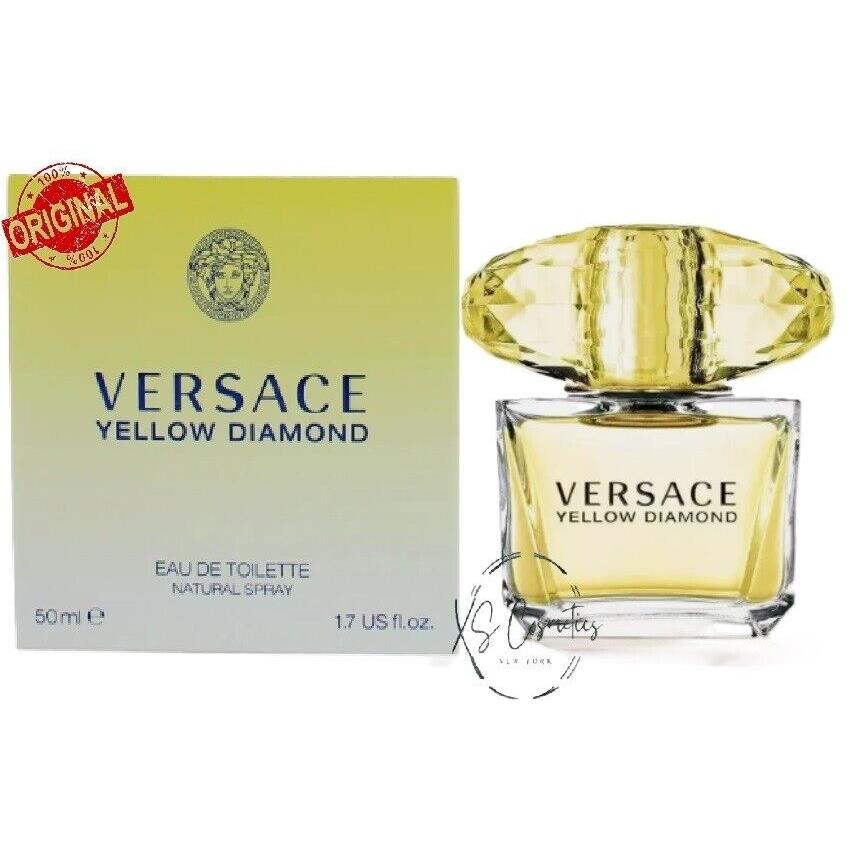 Versace Yellow Diamond by Versace 1.7 Edt Spray For Women