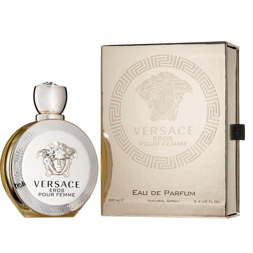 Versace Eros Pour Femme Women 3.4 oz 100 ml Eau De Parfum Spray