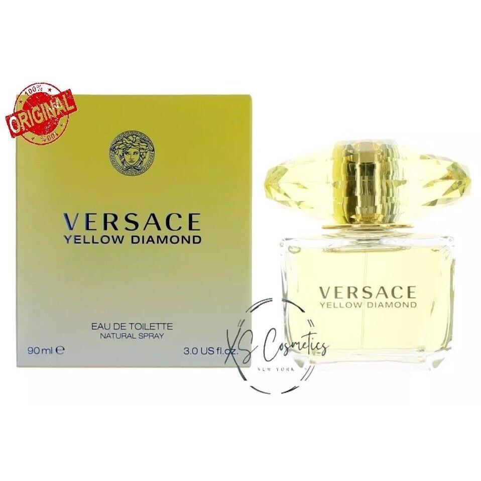 Versace Yellow Diamond by Versace 3 oz Edt Spray For Women