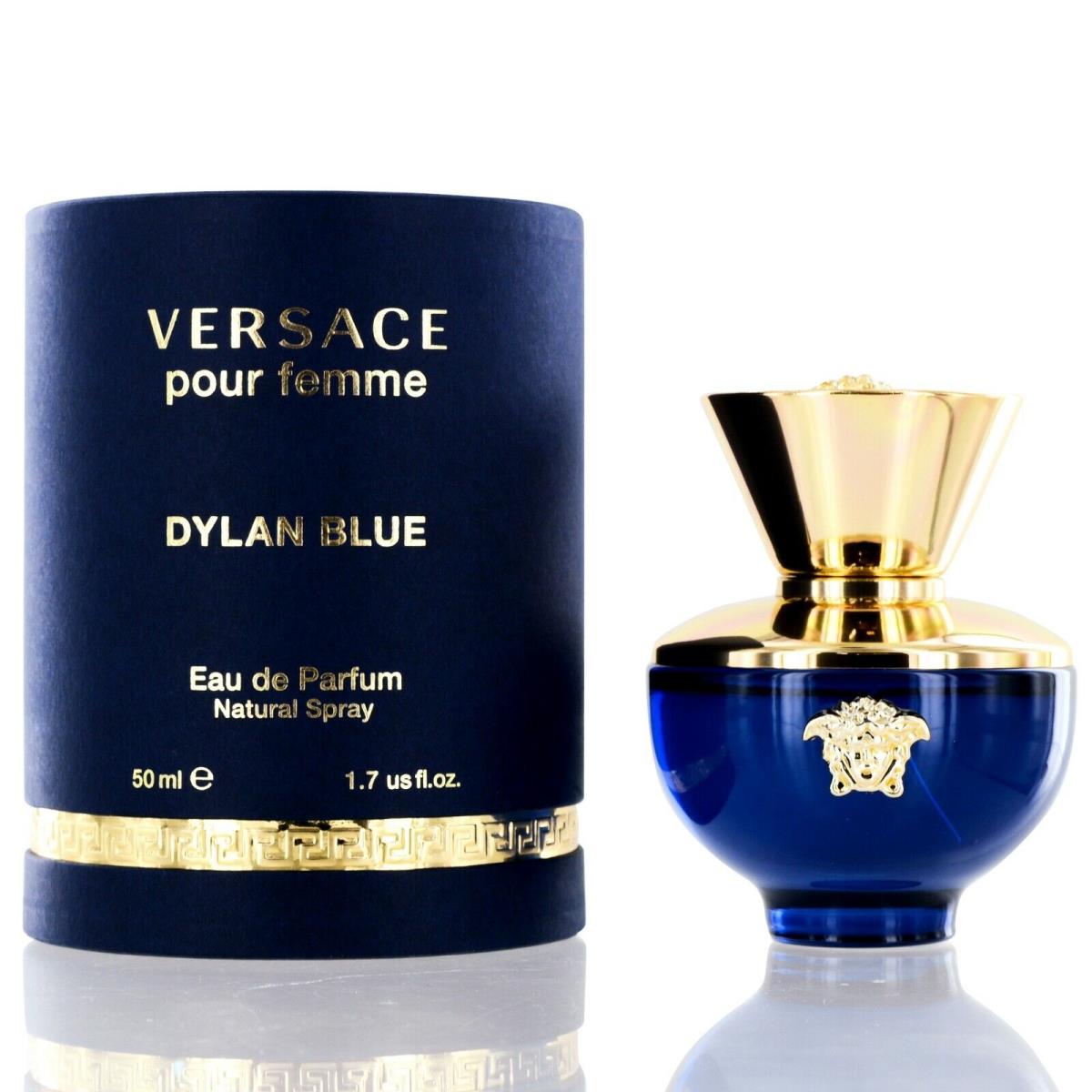 Versace Dylan Blue For Women by Versace Eau De Parfum Spray 1.7 Oz -nib