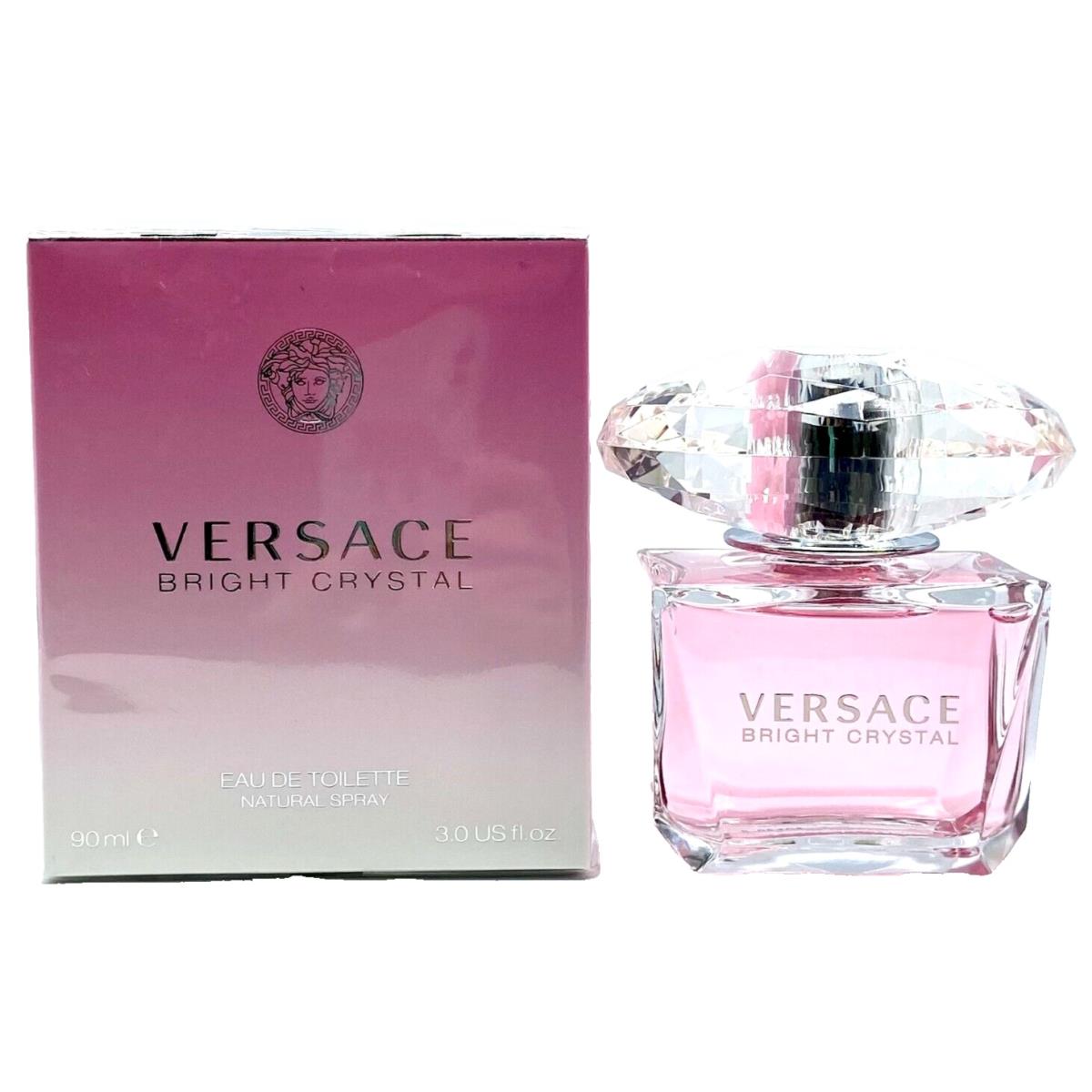 Versace Bright Crystal For Women 3.0 oz Edt Spray