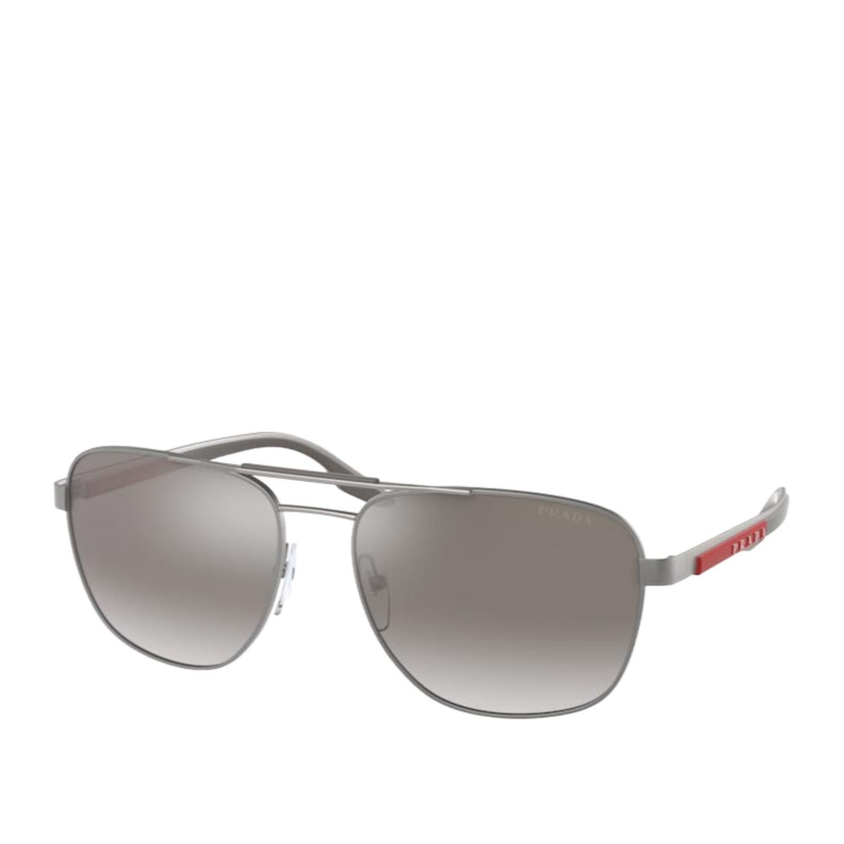 Prada Linea Rossa PS 53XS 7CQ02M Gunmetal Men`s Sunglasses - Size 60-17