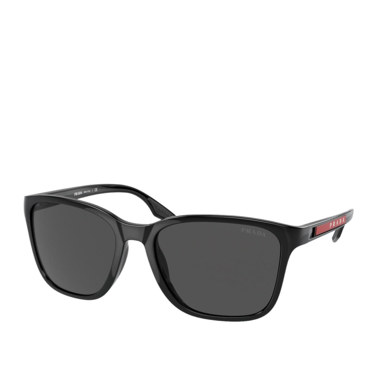 Prada Linea Rossa PS 02WS 1AB06F Black Men`s Sunglasses - Size 57-18