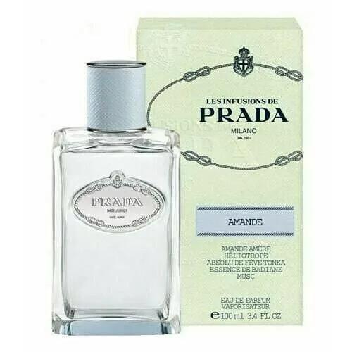 Prada Milano Infusion De Amande For Women Eau De Parfum Spray 3.4 oz 100 ml