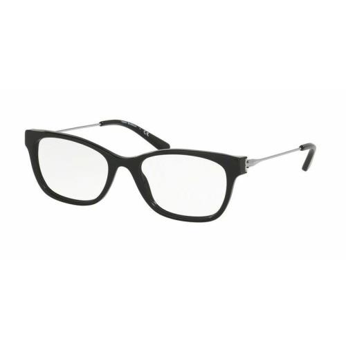 Tory Burch Eyeglasses TY2063 1390 Black/silver W/ Demo Lens 51MM