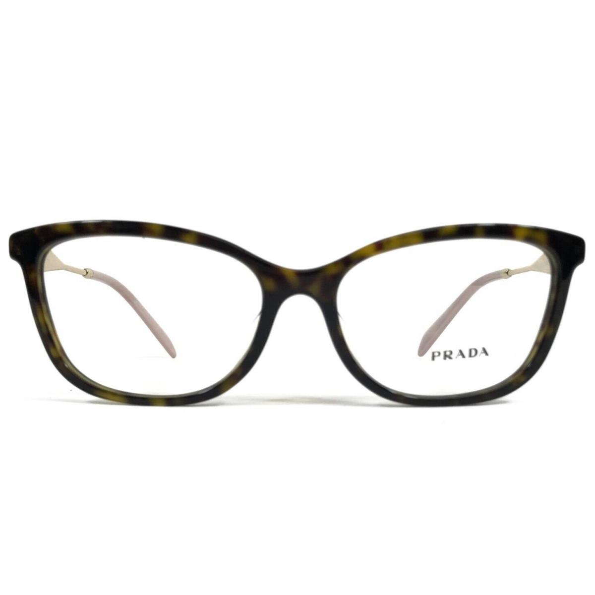 Prada Eyeglasses Frames VPR02Y-F 2AU-1O1 Brown Tortoise Gold Asian Fit 55-16-140