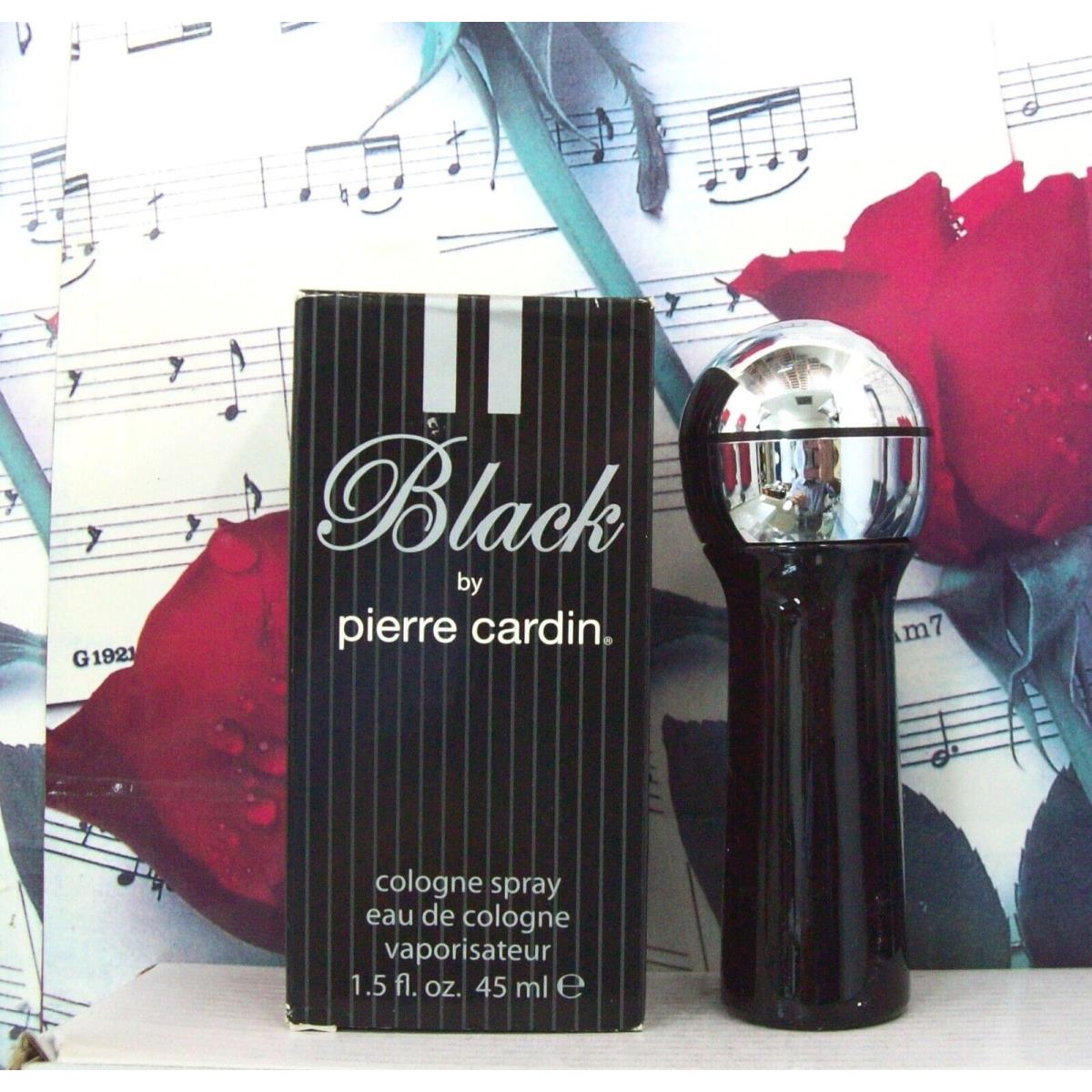 Black By Pierre Cardin Edc Spray 1.5 Fl. Oz. Vintage