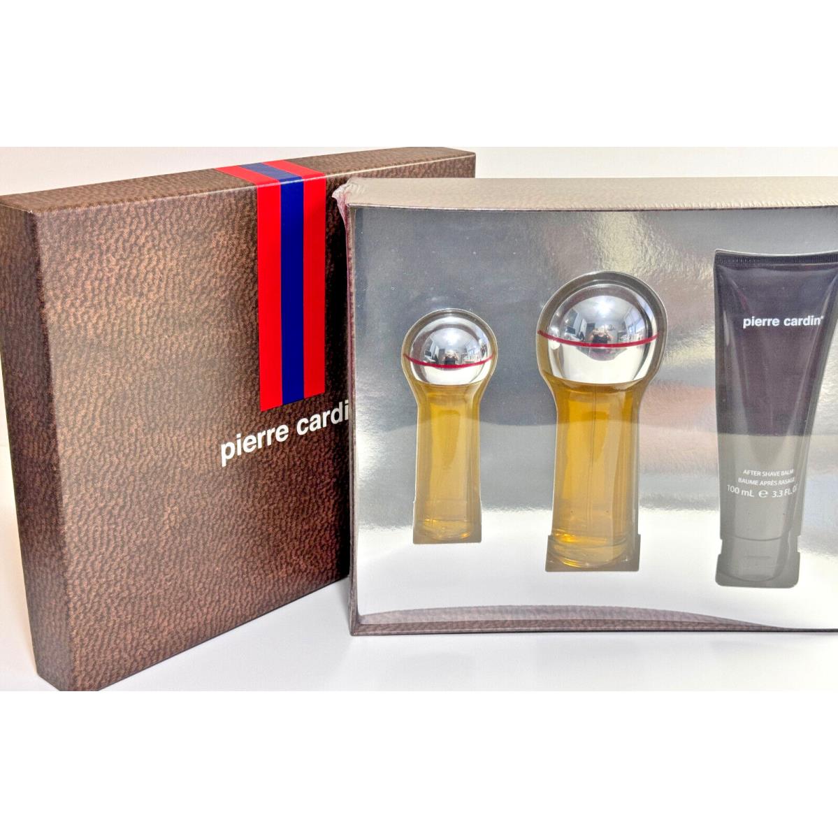 Pierre Cardin Eau De Toilette Spray 2.8 oz/1.0 Oz/shave Balm 3.3 oz Gift Set