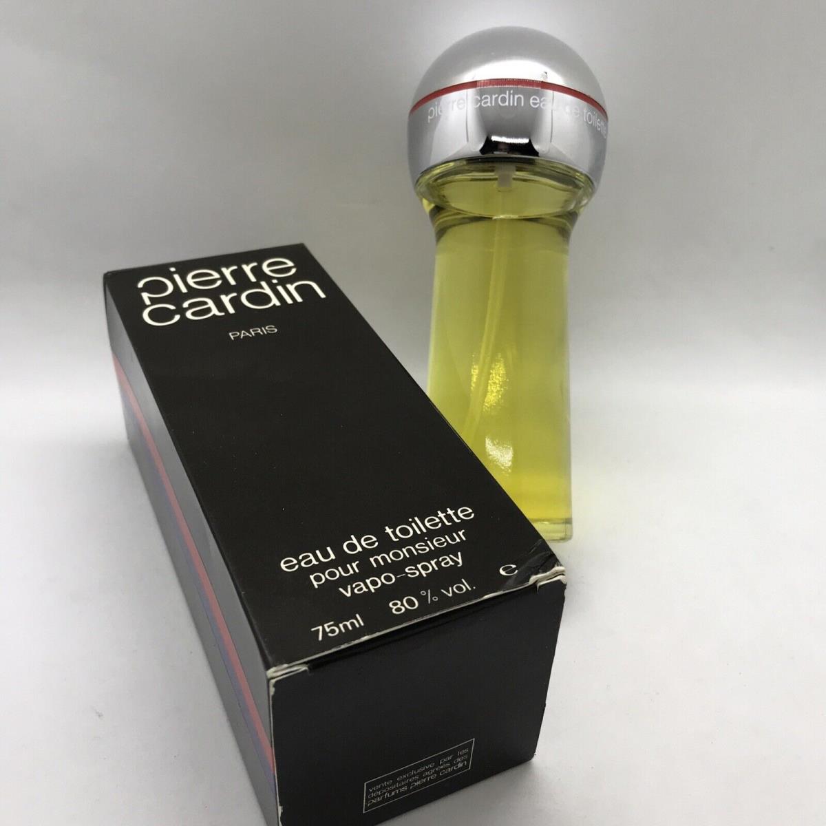 Fab Vtg 80`s Pierre Cardin Pour Monsieur Eau de Toilette 75 ml Spray Full