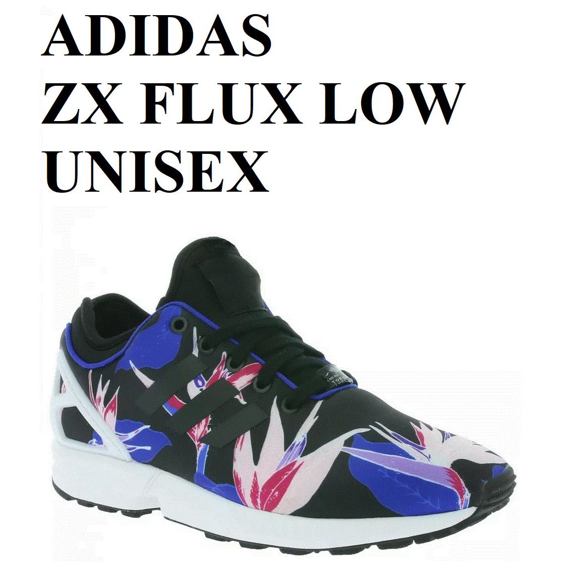 Adidas ZX Flux Hawaii Unisex Men Size 8.5 = Women Size 10 Shoes Blue/black