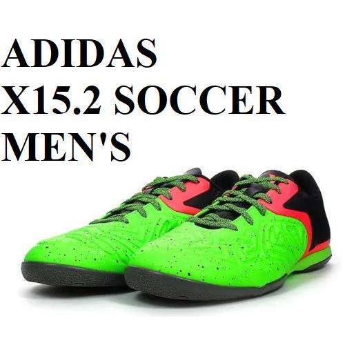 Adidas X15.2 CT Soccer Cleats Sneakers Sport Men Shoes Black/green Size 9.5