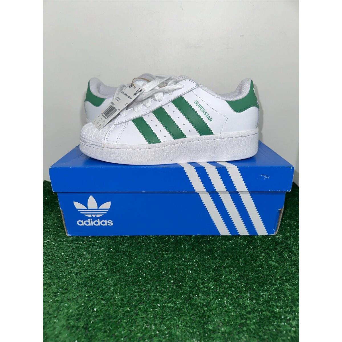 Adidas superstar green size 6 hotsell