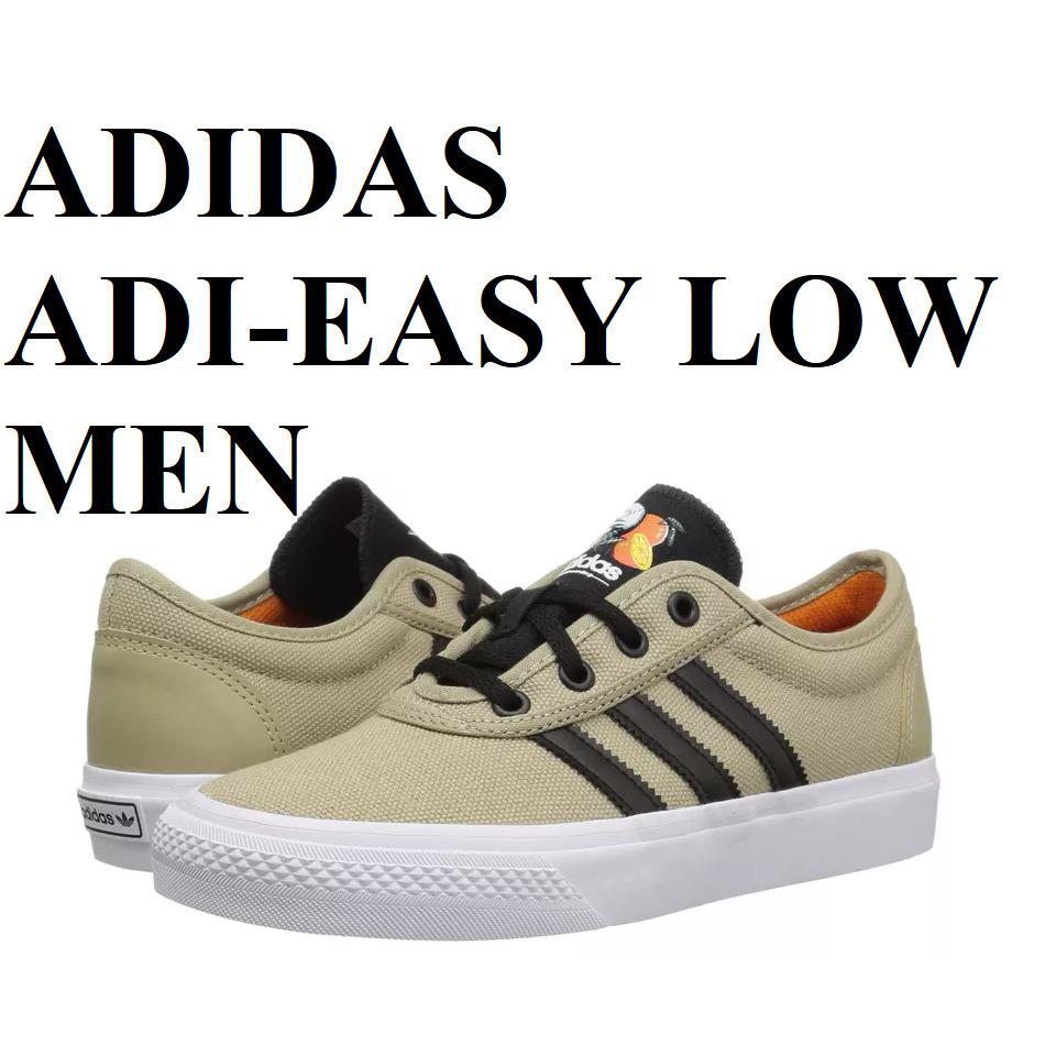 Adidas Adi-easy Skull Low Canvas Sneaker Men Shoes Raw Gold/black Size 11.5