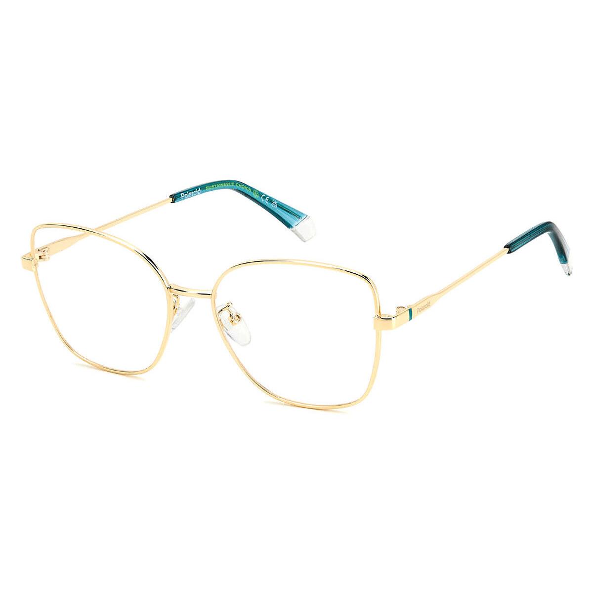 Polaroid Pld D521/G Eyeglasses Women Gold Blue 55mm