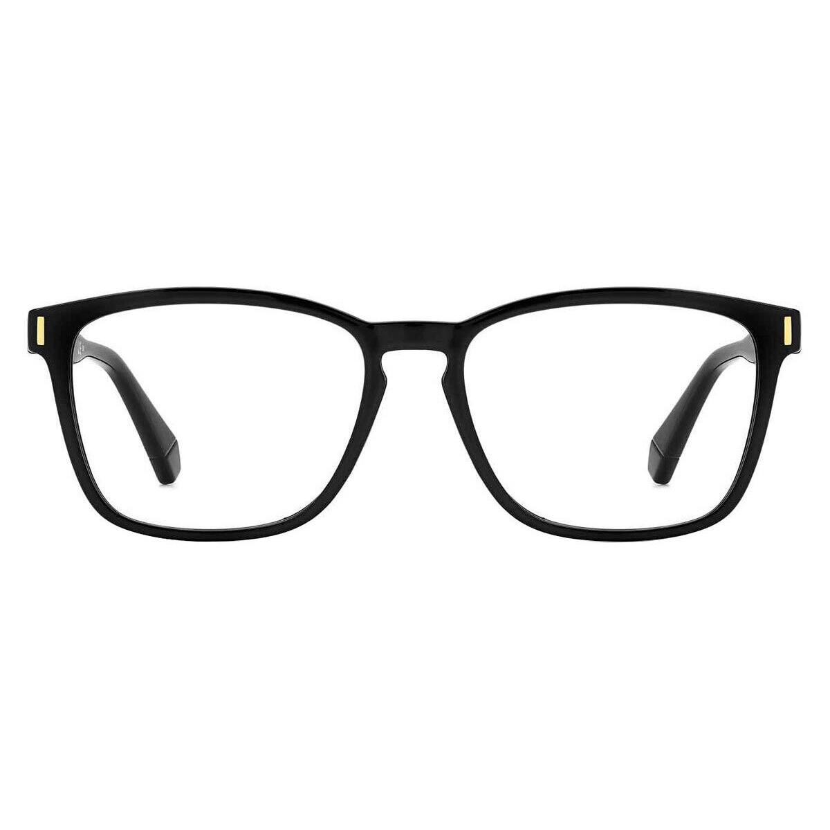 Polaroid Pld D462 Eyeglasses Unisex Black Rectangle 54mm