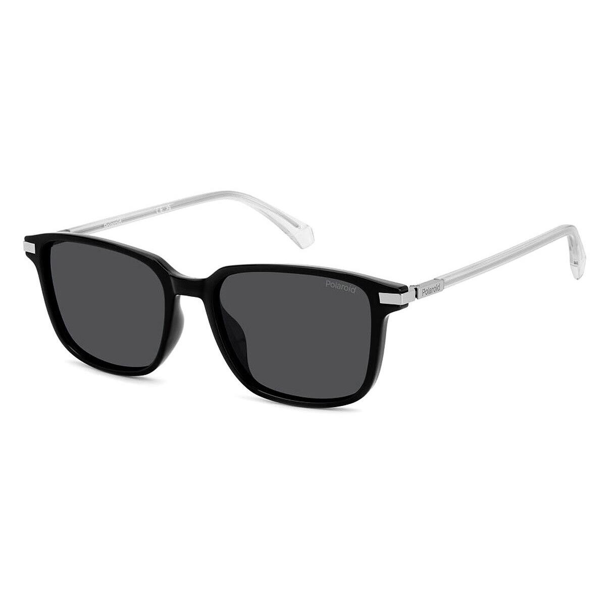 Polaroid Pld 4169/G/S/X Sunglasses Men Black 54mm - Frame: Black, Lens: Gray Polarized