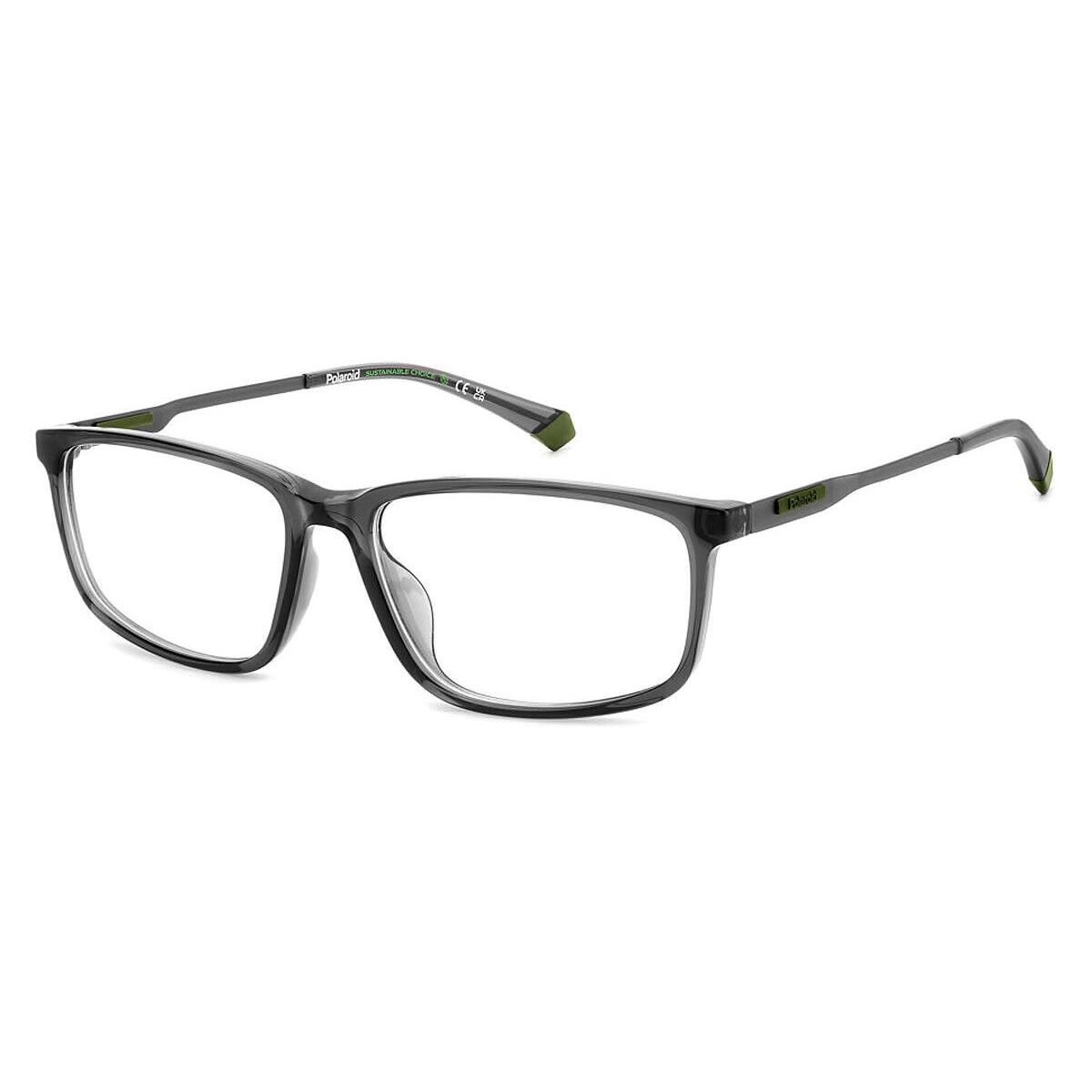 Polaroid Pld D535/G Eyeglasses Men Gray 56mm