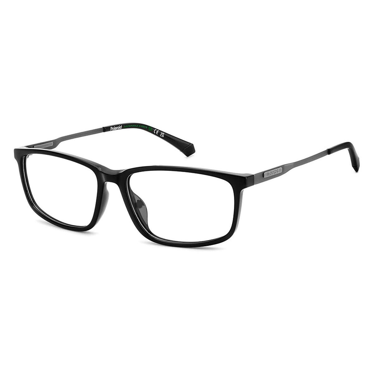 Polaroid Pld D535/G Eyeglasses Men Black 56mm