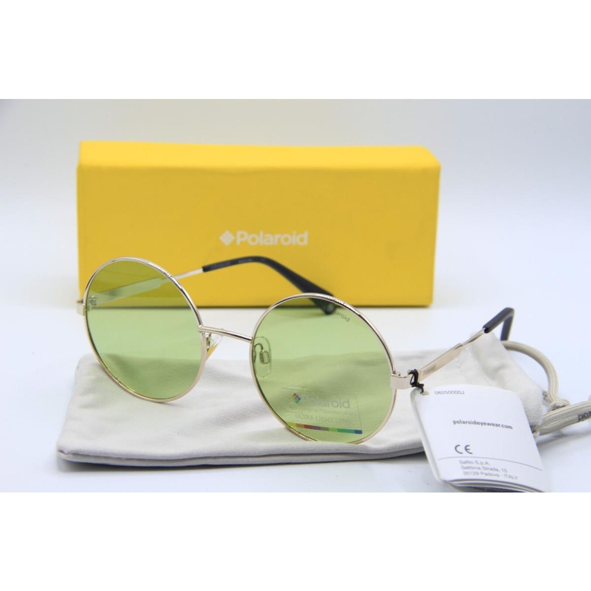 Polaroid Pld 4052/S 1EDUC Gold Black Polarized Sunglasses 55-20