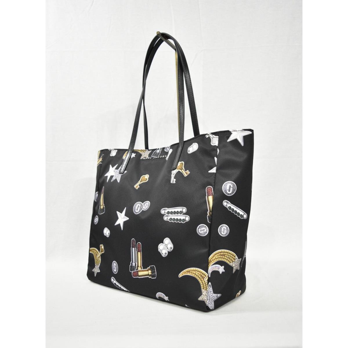 Marc By Marc Jacobs M0012706 Tossed Charms Printed Shopping Bag / Nylon Tote Bag