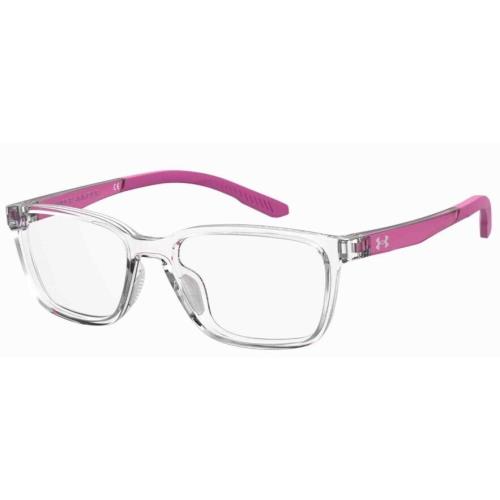 Under Armour UA-9010 0900-00 Crystal Rectangular Teen Eyeglasses