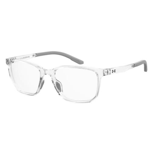 Under Armour UA 5044/G 0900 Crystal/gray Square Unisex Eyeglasses