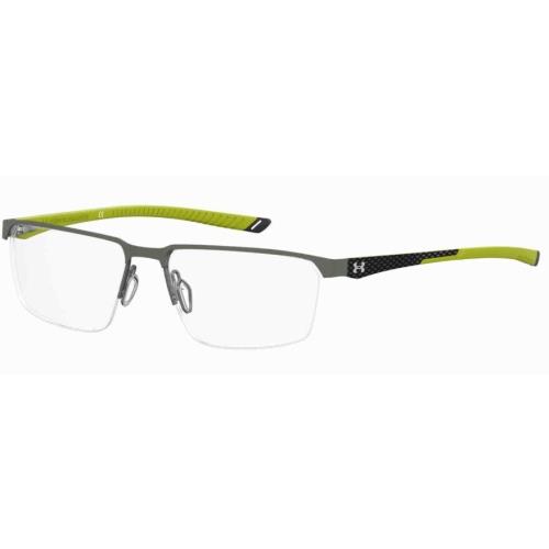 Under Armour UA-5049/G 00OC-00 Ruthenium Rectangular Men`s Eyeglasses