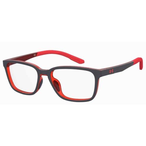 Under Armour UA-9010 08LE-00 Grey Coral Rectangular Teen Eyeglasses