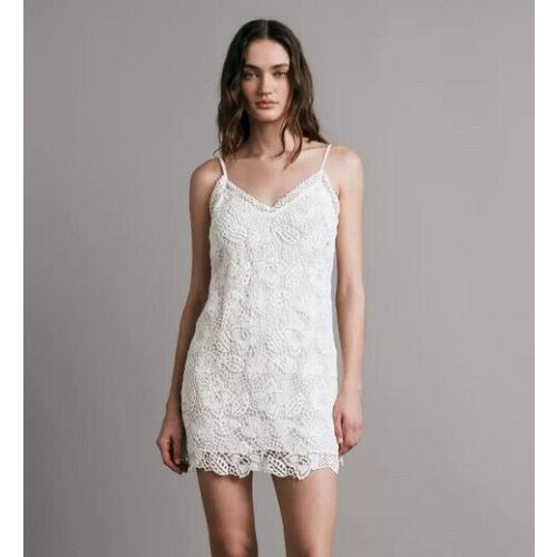 Rag Bone White Lace Crochet Mini Dress XS - - Retail