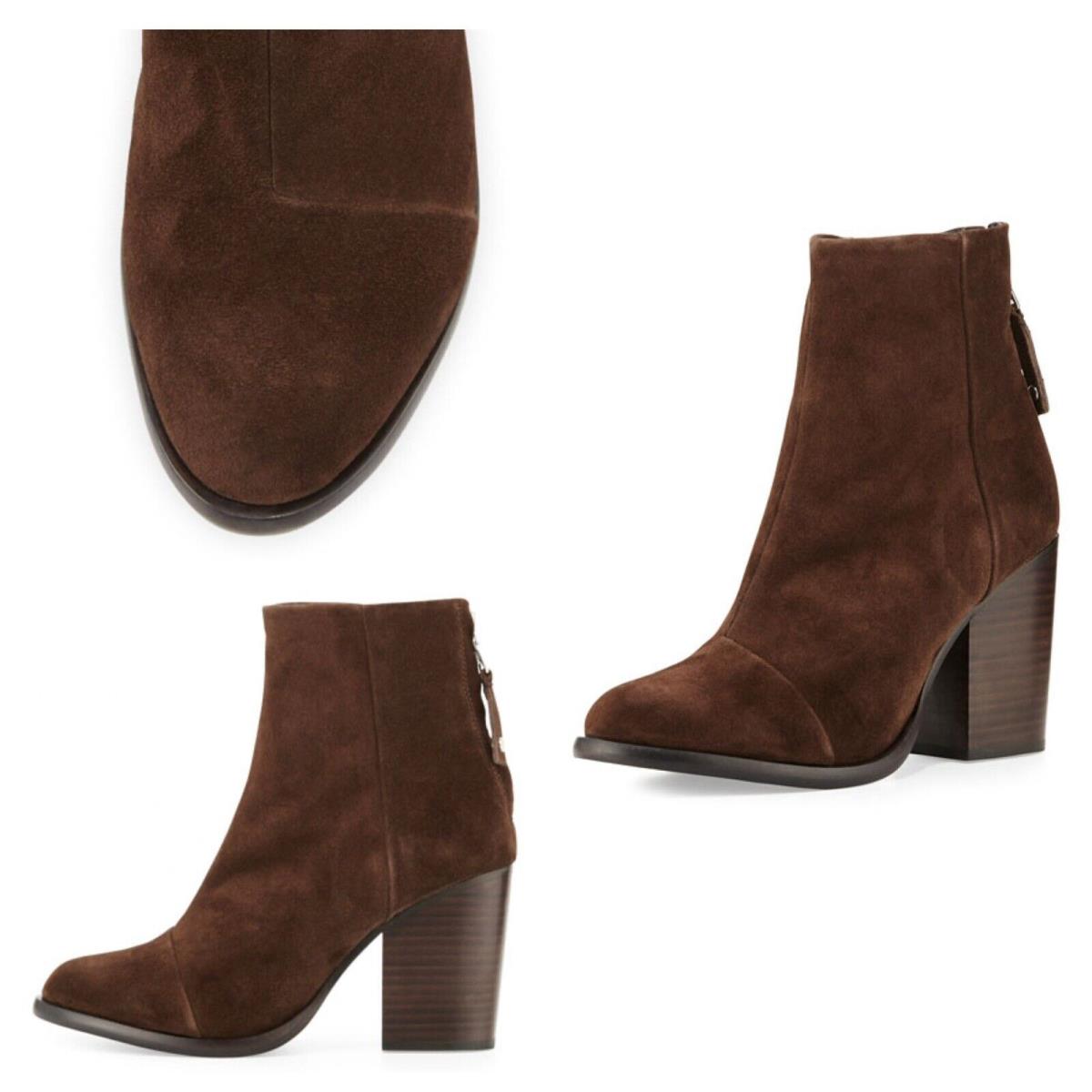 Rag Bone Ashby Ankle Boot In Espresso Suede Size: 36 US 6