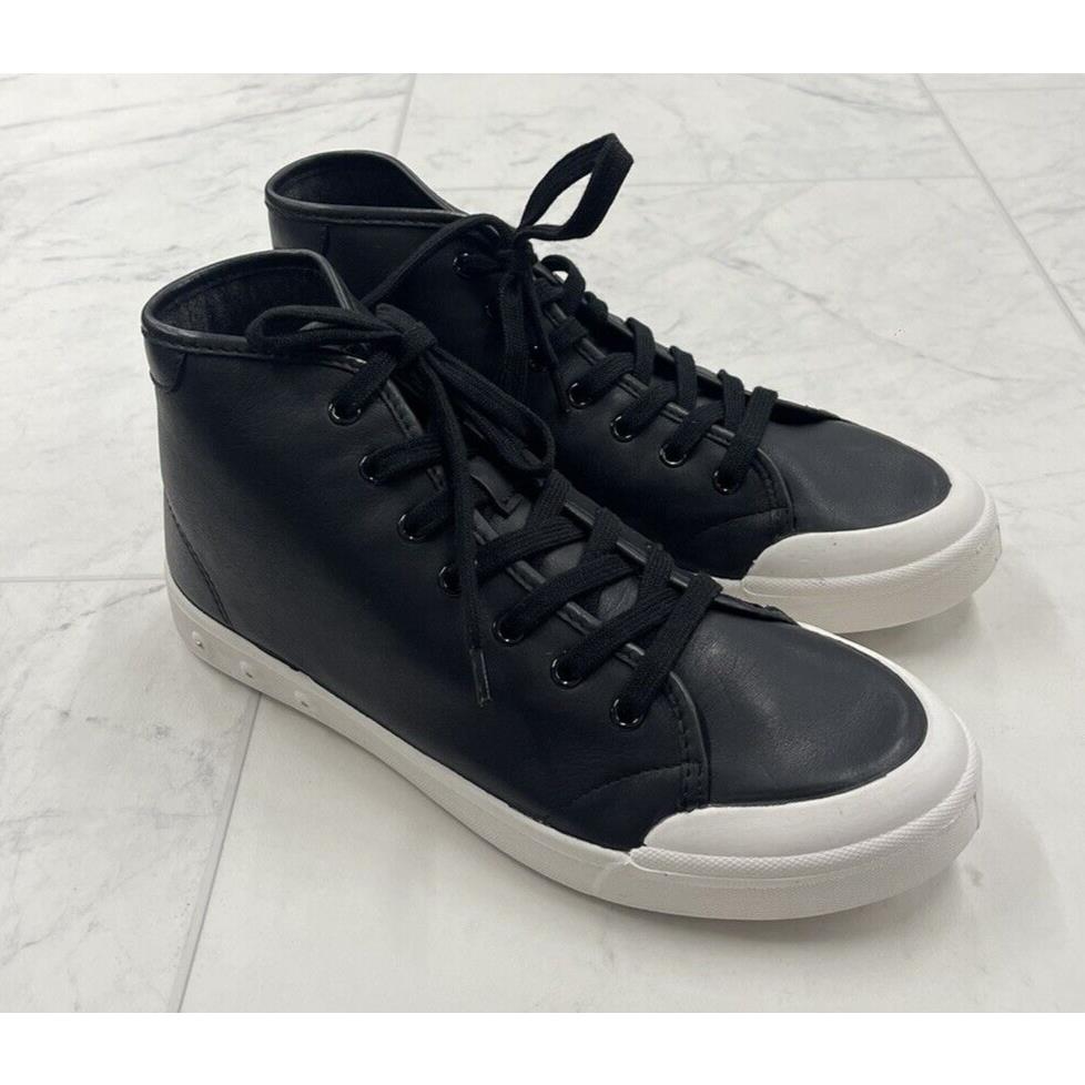 Rag Bone Standard Issue High Top Sneakers In Black Size:36.5 US 6.5