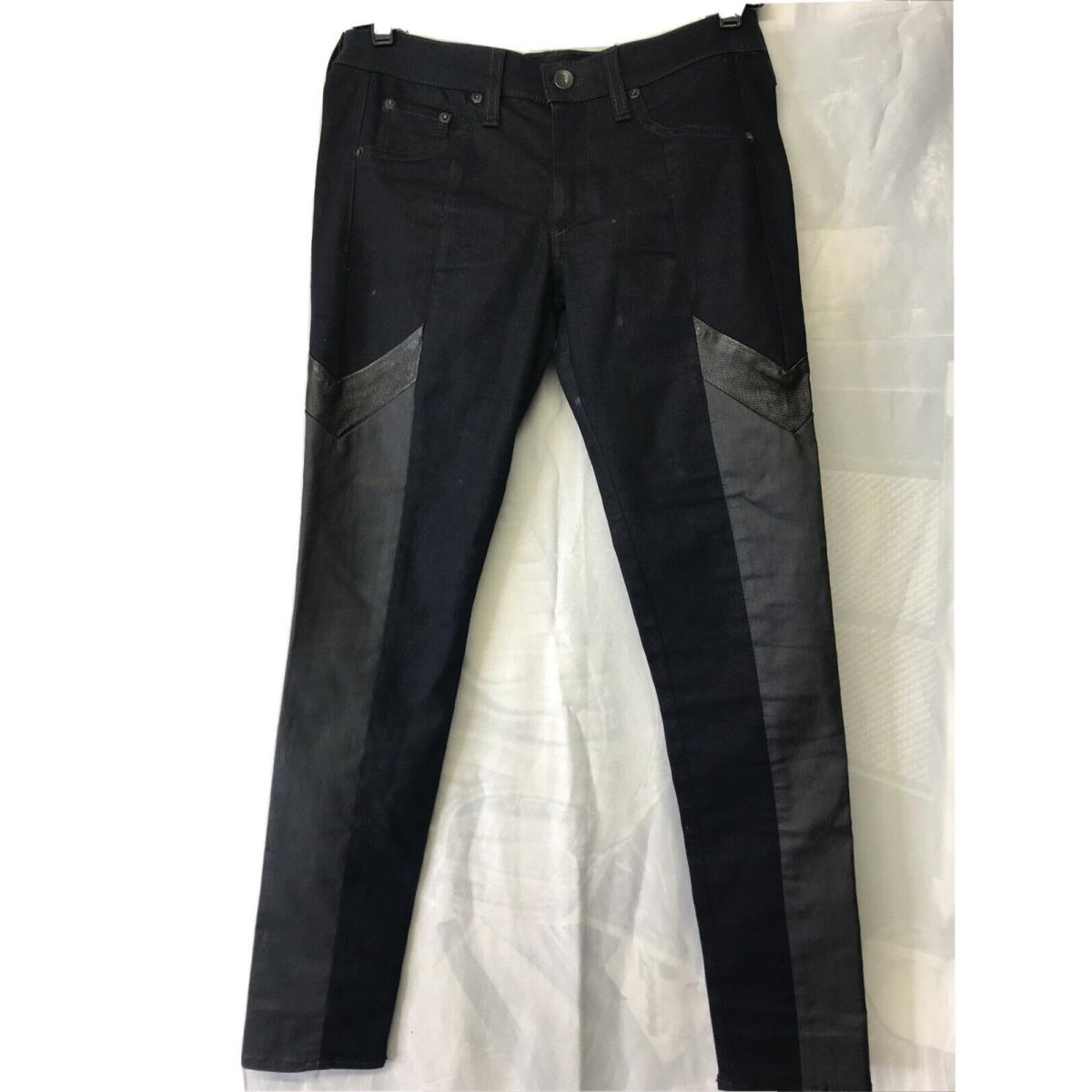 Rag Bone Women`s Black Skinny w1504I382 Jeans Size 27