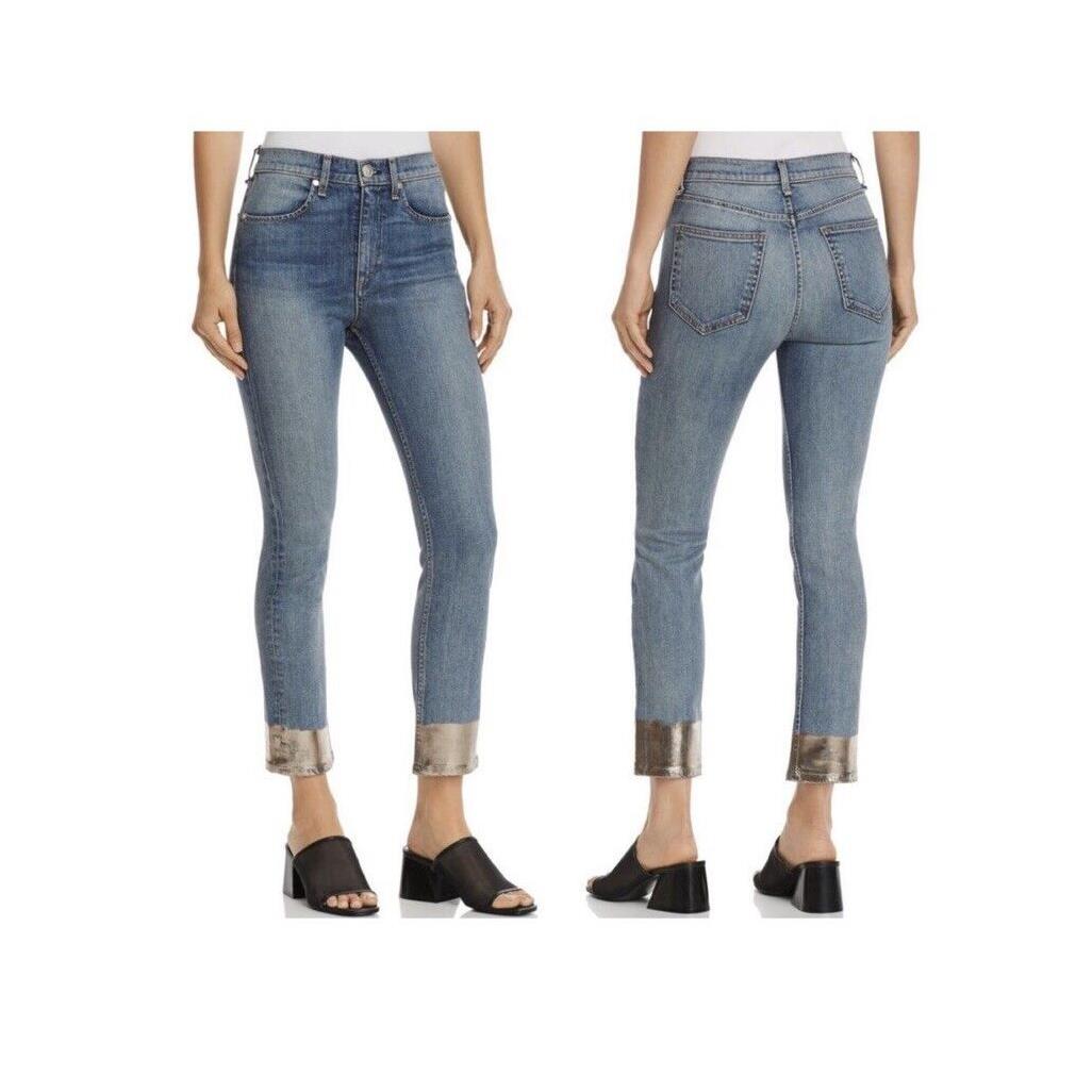 Rag Bone Ankle Cigarette Jeans In Bilbury Size:29