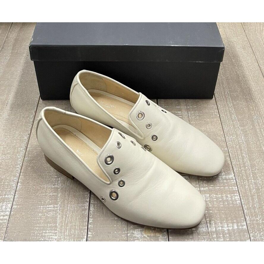 Rag Bone Tate Loafer In Ivory Gromme Size: 35 US 5