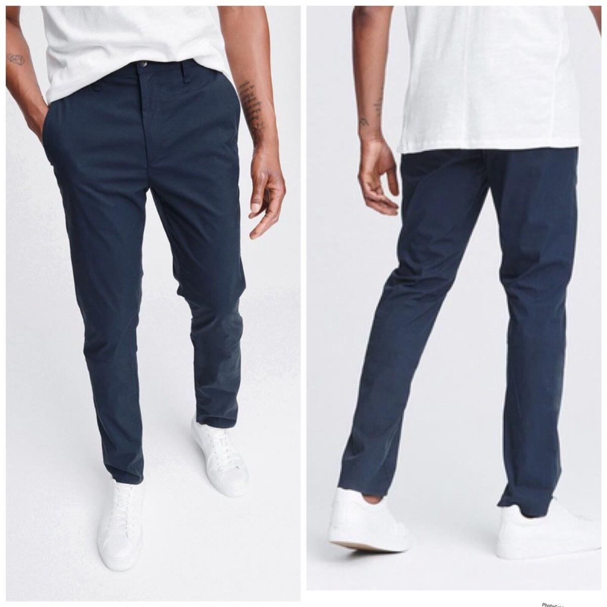 Rag Bone Men`s Fit 2 Flyweight Chino In Navy Size: 29